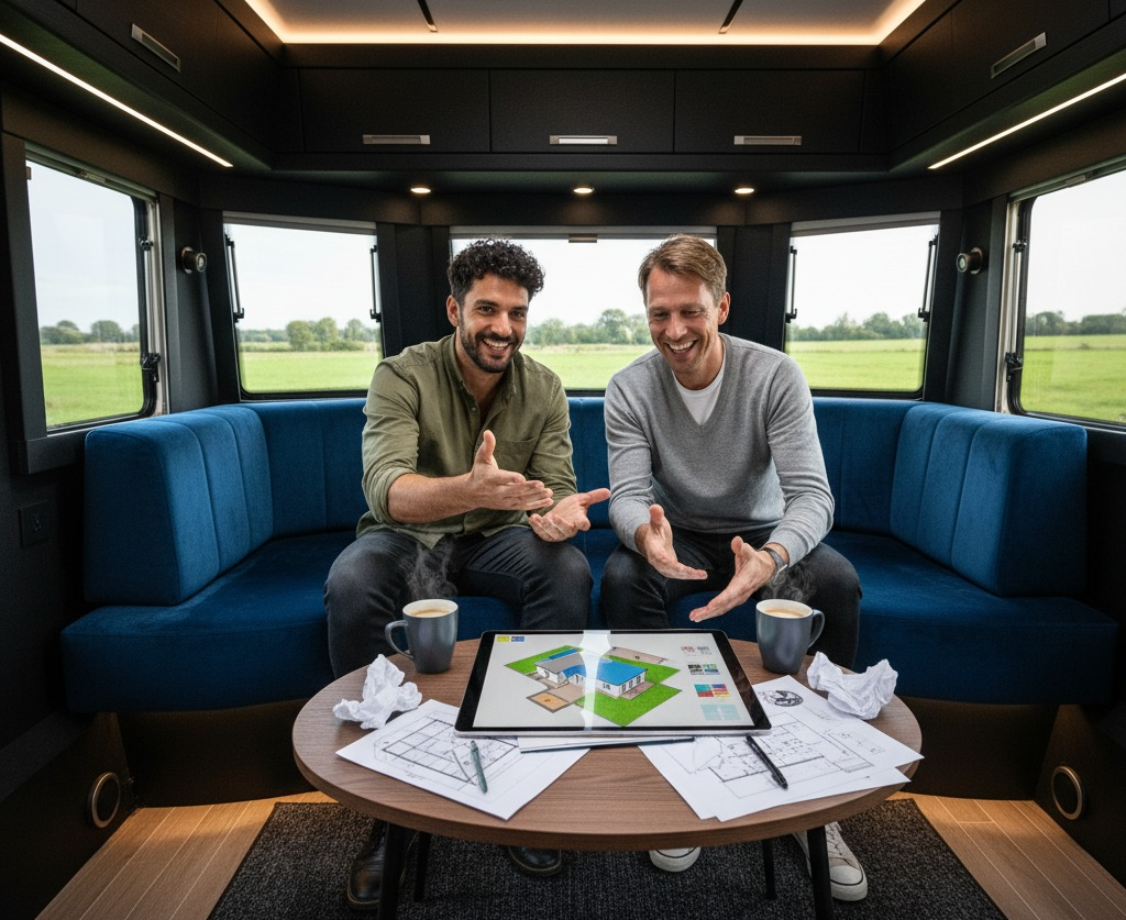 House Design Comes to You: The Caravan Office Trend