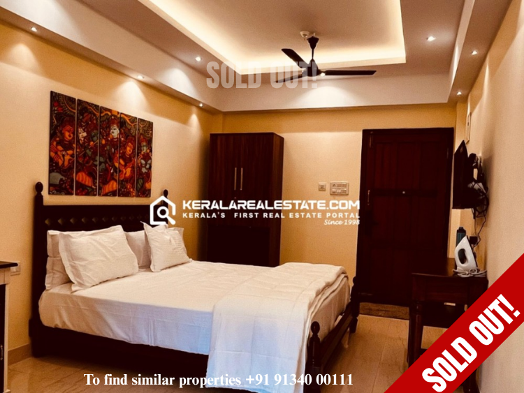 FULLY FURNISHED STUDIO APARTMENT FOR SALE IN GURUVAYOOR, THRISSUR